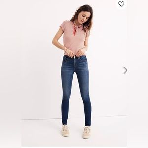 Madewell 10 inch High Rise Skinny 25 Tall
